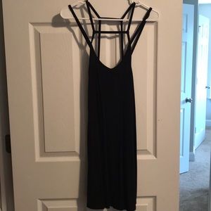 RVCA black strappy dress